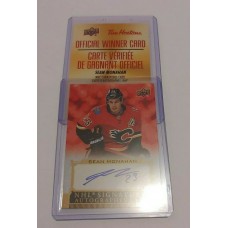 Sean Monahan NHL Signatures Card Redemption 2019-20 Tim Hortons Upper Deck Auto